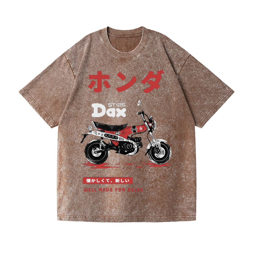 Honda Dax Vintage Wash Japanese Design T-Shirt