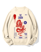 Japanese Dragon Cotton Sweatshirt