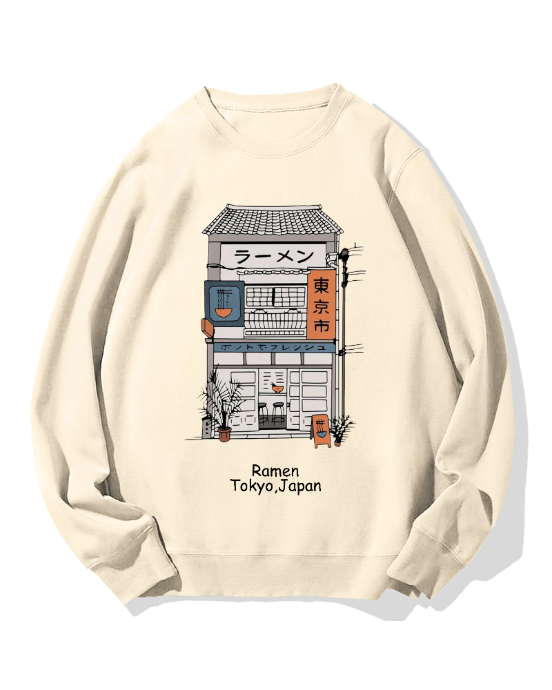 Ramen shop Cotton Sweatshirt