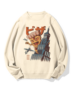 Pizza Monster Cotton Sweatshirt