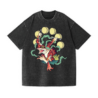 Vintage Wash Japanese Design T-Shirt