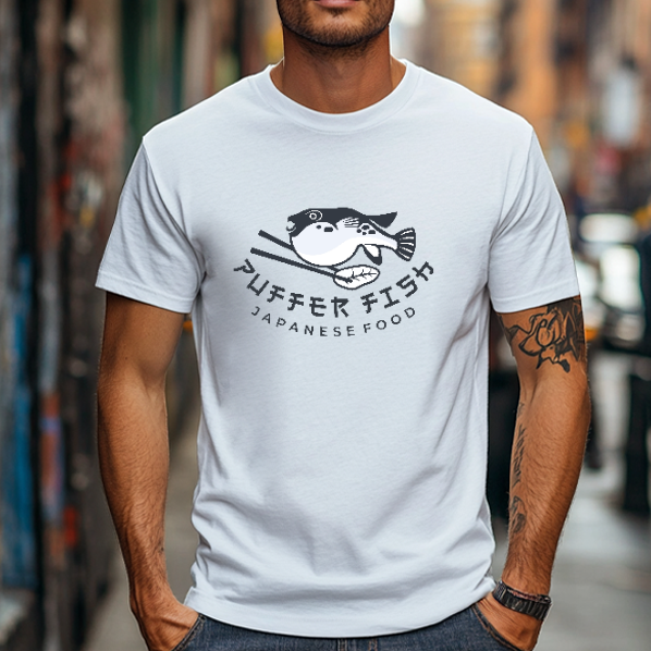 Pufferfish Japanese Style Classic Tee