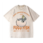 Japan's Risky Eats Vintage Wash Japanese Design T-Shirt