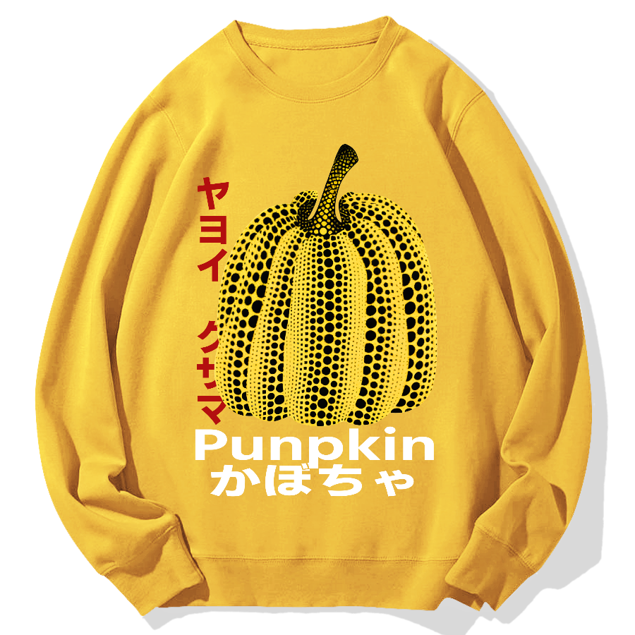 Pumpkin Geek Cotton Sweatshirt