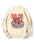 Takoyaki Octopus Monster Cotton Sweatshirt