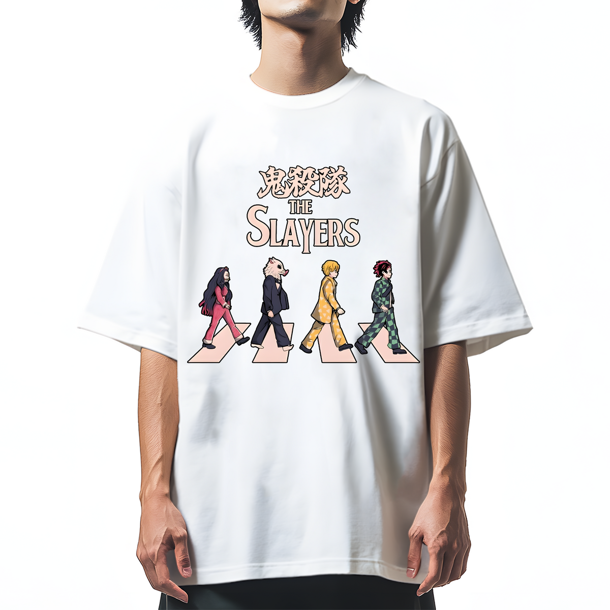 The Slayers Japanese Anime Kimetsu no Yaiba Cotton casual T-shirt