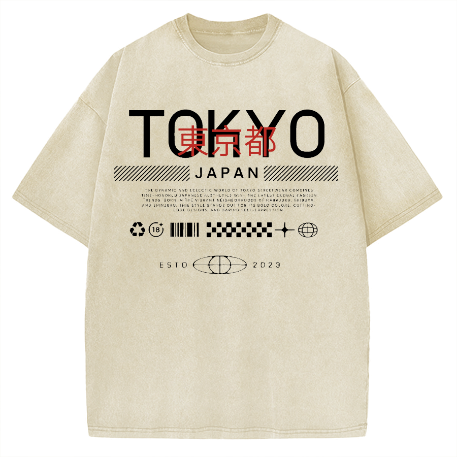 Tokyo Vintage Washed T-shirt