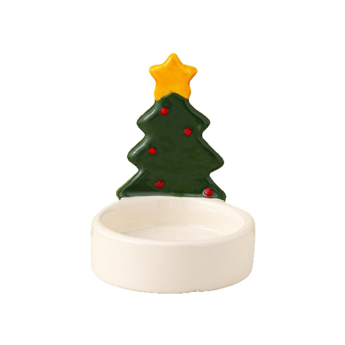 Christmas Ceramic Candle Holder