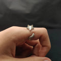 Silver Fox Open Ring
