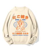 Dotonbori Takoyaki Cotton Sweatshirt