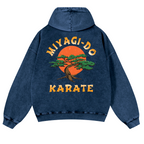 Miyag--do Karate Vintage Washed Cotton Back Art Hoodie