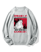 Scary frog Cotton Sweatshirt