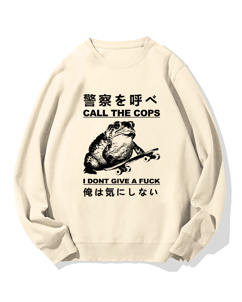Skateboarding Toad Cotton Sweatshirt