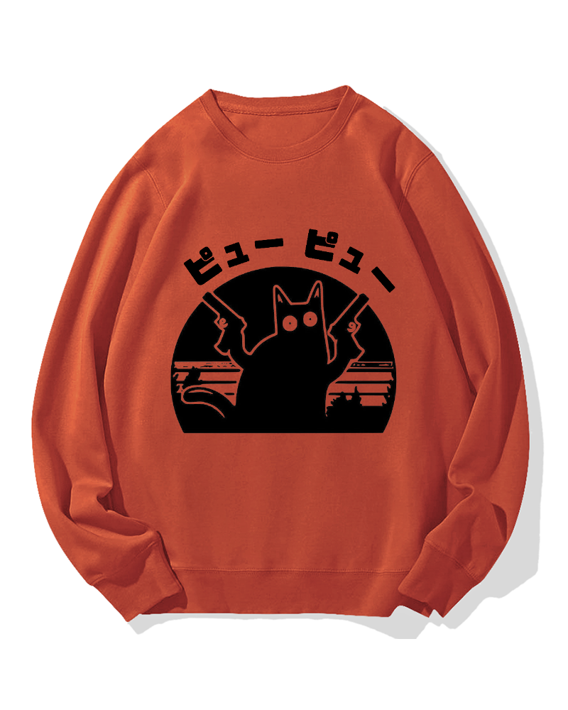 Gunner Cat Cotton Sweatshirt