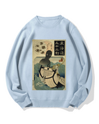 Ghost of the Sea Ukiyo-e Cotton Sweatshirt