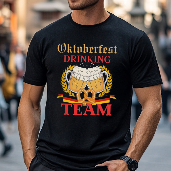 Drinking Beer Team Japanese Style Classic Tee