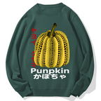 Pumpkin Geek Cotton Sweatshirt