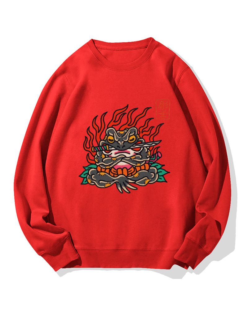 Yakuza Frog Cotton Sweatshirt