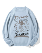 Pocket Cat Cotton Sweatshirt