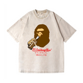 Coca Cola Ape Vintage Wash Japanese Design T-Shirt