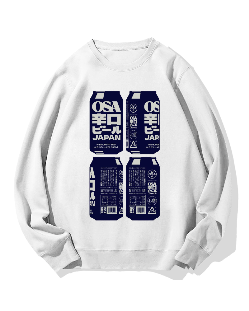 Japan Osa Beer Cotton Sweatshirt