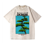 Okinawa Vintage Wash Japanese Design T-Shirt