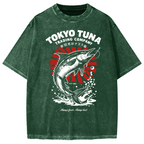Tokyo Tuna Trading Company Graphic Vintage Washed T-shirt