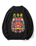 Japanese Daruma Cotton Sweatshirt
