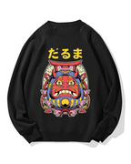 Japanese Daruma Cotton Sweatshirt