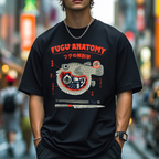 Fugu Anatomy Pufferfish Japanese Style Classic Tee