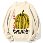 Pumpkin Geek Cotton Sweatshirt