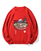 Fuji Mountain Ramen Cotton Sweatshirt