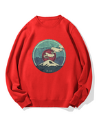 Fuji Mountain Cotton Sweatshirt
