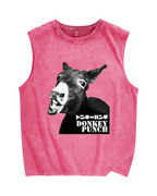Donkey punch Vintage Distressed Washed Tank Top