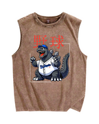 Baseball Is My Favorite Sport Vintage Distressed Washed Tank Top
