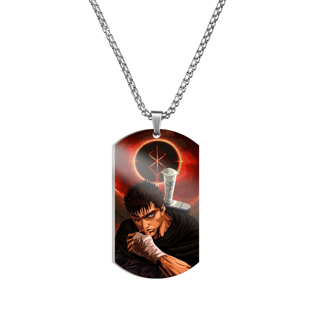 Berserk Behelit Golden Age Dog Tag Necklace