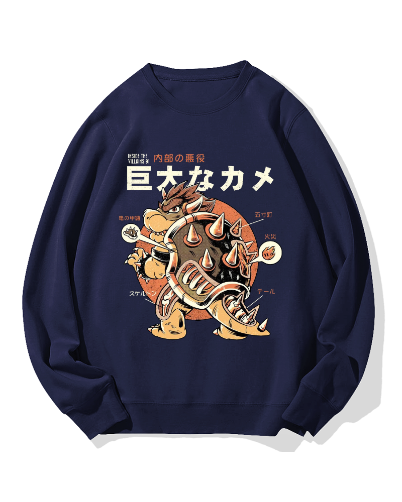 Giant Turtle Cotton Sweatshirt