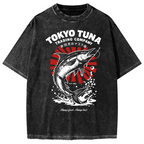Tokyo Tuna Trading Company Graphic Vintage Washed T-shirt