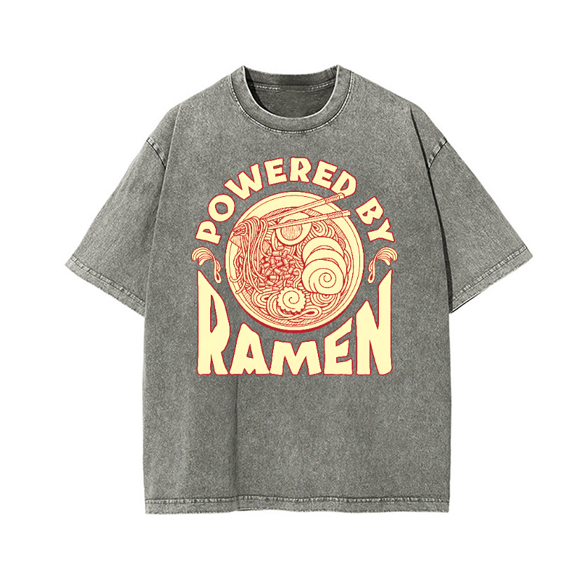Ramen Vintage Wash Japanese Design T-Shirt