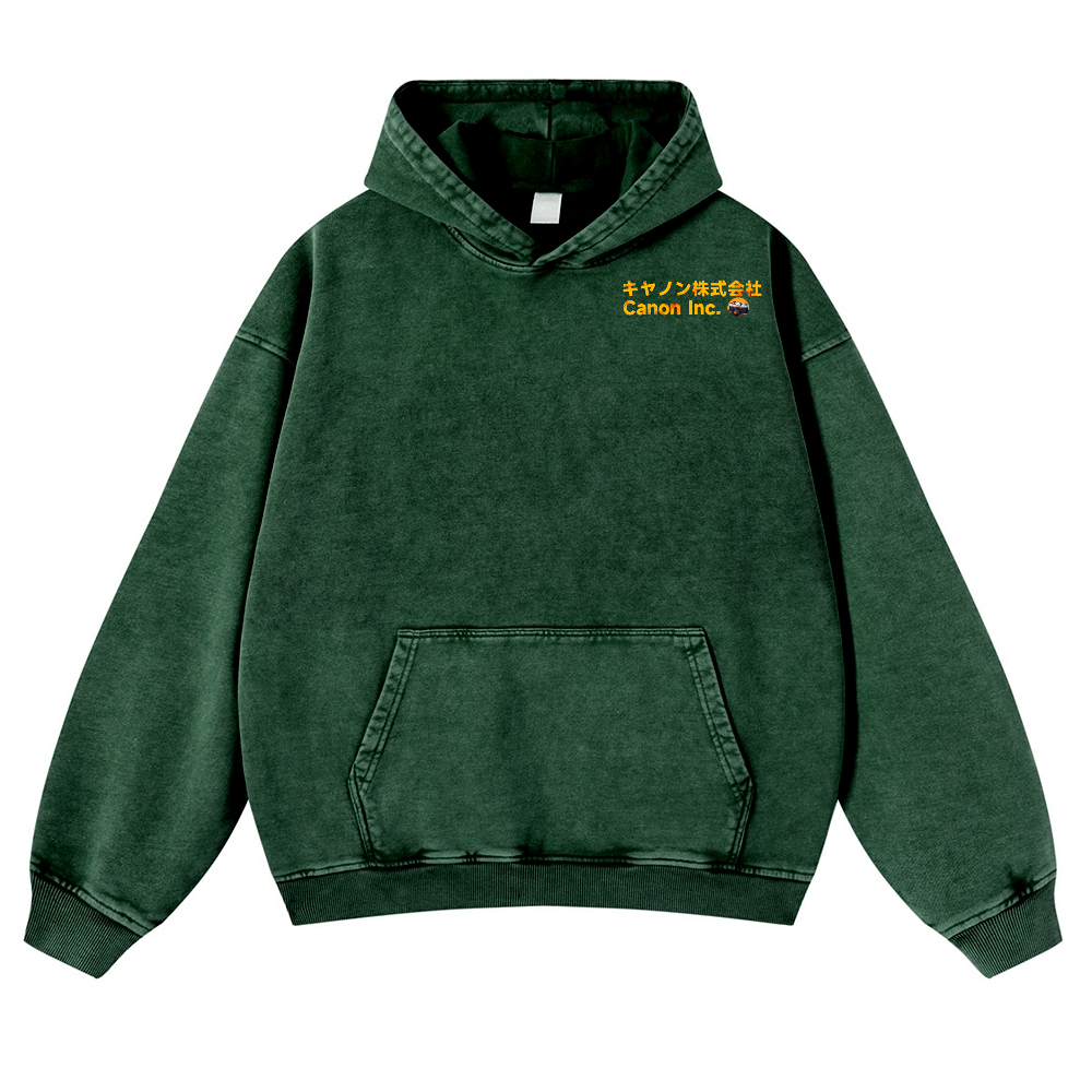 Canon Vintage Washed Cotton Back Art Hoodie