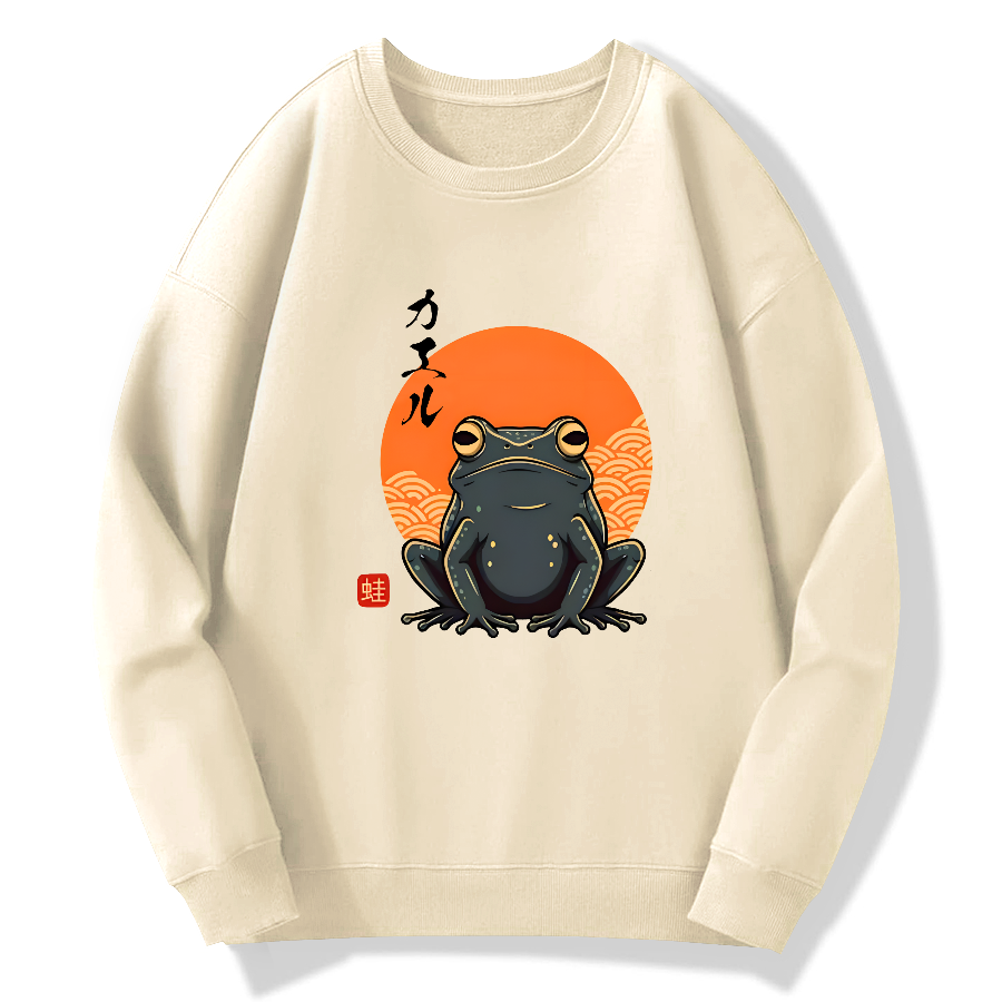 Peace and harmony Cotton Pullover Sweatshirt