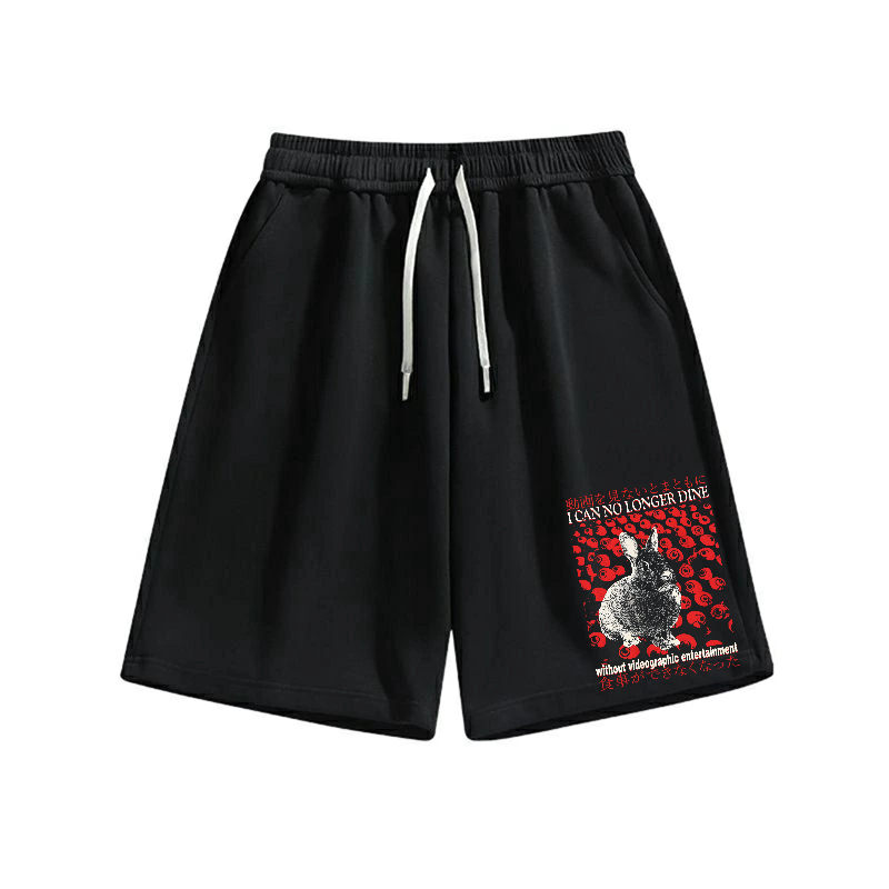 I can not longer dine without videographic entertainment Cotton Casual Shorts