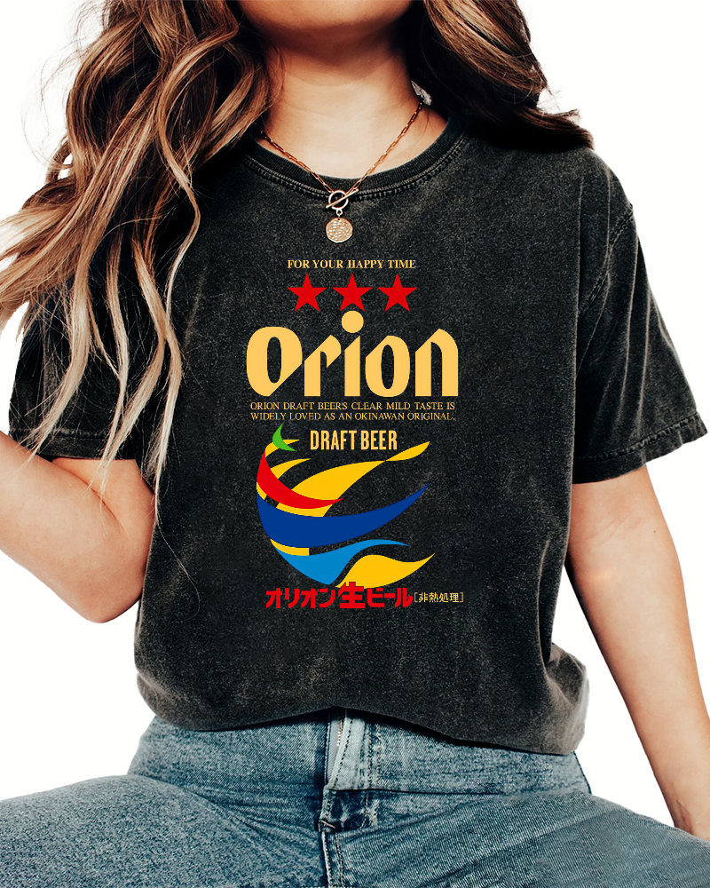 Orion Beer Vintage Washed T-shirt