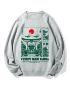 Osaka Fushimi-Inari Taisha Cotton Sweatshirt