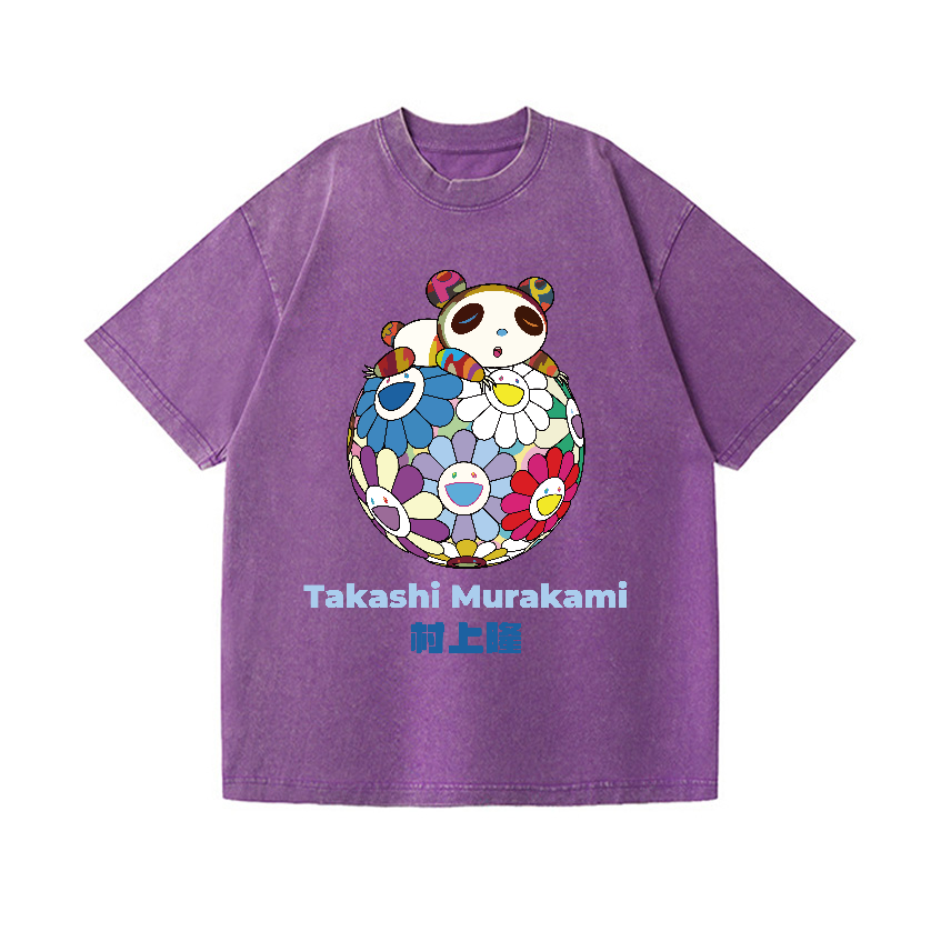 Japan Panda Vintage Wash Japanese Design T-Shirt