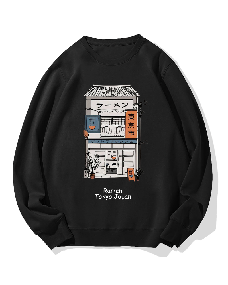 Ramen shop Cotton Sweatshirt