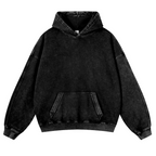 Cat T-Rex Vintage Washed Cotton Back Art Hoodie