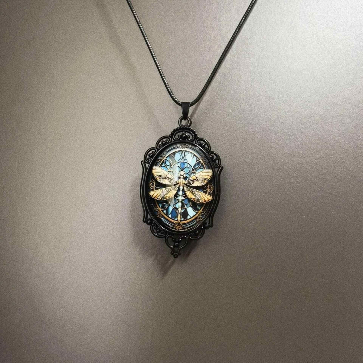 Vintage Dragonfly Necklace
