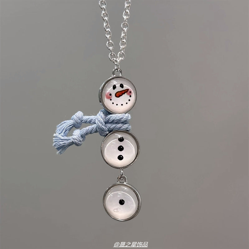 Snowman Necklace