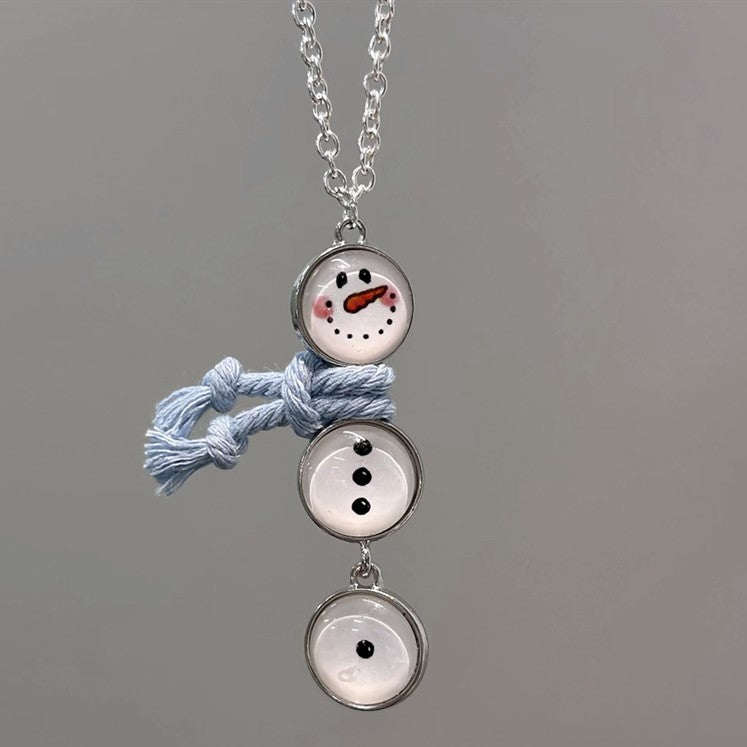 Snowman Necklace
